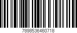 Código de barras (EAN, GTIN, SKU, ISBN): '7898536460718'