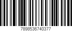 Código de barras (EAN, GTIN, SKU, ISBN): '7898536740377'