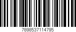 Código de barras (EAN, GTIN, SKU, ISBN): '7898537114795'