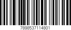 Código de barras (EAN, GTIN, SKU, ISBN): '7898537114801'