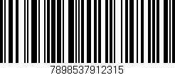 Código de barras (EAN, GTIN, SKU, ISBN): '7898537912315'