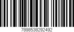 Código de barras (EAN, GTIN, SKU, ISBN): '7898538292492'