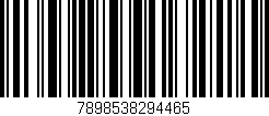 Código de barras (EAN, GTIN, SKU, ISBN): '7898538294465'