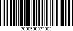 Código de barras (EAN, GTIN, SKU, ISBN): '7898538377083'
