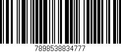 Código de barras (EAN, GTIN, SKU, ISBN): '7898538834777'