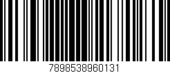 Código de barras (EAN, GTIN, SKU, ISBN): '7898538960131'