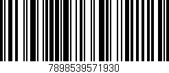 Código de barras (EAN, GTIN, SKU, ISBN): '7898539571930'