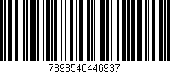 Código de barras (EAN, GTIN, SKU, ISBN): '7898540446937'