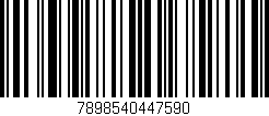 Código de barras (EAN, GTIN, SKU, ISBN): '7898540447590'