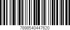 Código de barras (EAN, GTIN, SKU, ISBN): '7898540447620'