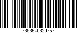 Código de barras (EAN, GTIN, SKU, ISBN): '7898540620757'