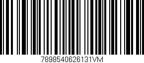 Código de barras (EAN, GTIN, SKU, ISBN): '7898540626131VM'