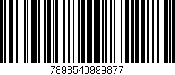 Código de barras (EAN, GTIN, SKU, ISBN): '7898540999877'