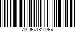 Código de barras (EAN, GTIN, SKU, ISBN): '7898541610764'