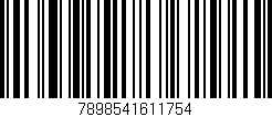 Código de barras (EAN, GTIN, SKU, ISBN): '7898541611754'