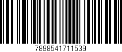 Código de barras (EAN, GTIN, SKU, ISBN): '7898541711539'