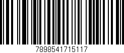 Código de barras (EAN, GTIN, SKU, ISBN): '7898541715117'