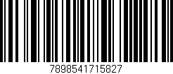 Código de barras (EAN, GTIN, SKU, ISBN): '7898541715827'