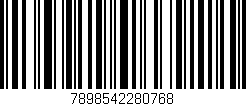 Código de barras (EAN, GTIN, SKU, ISBN): '7898542280768'