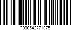 Código de barras (EAN, GTIN, SKU, ISBN): '7898542771075'