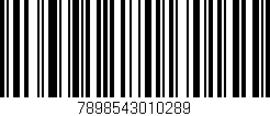 Código de barras (EAN, GTIN, SKU, ISBN): '7898543010289'