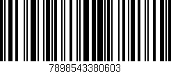 Código de barras (EAN, GTIN, SKU, ISBN): '7898543380603'