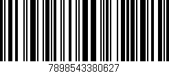 Código de barras (EAN, GTIN, SKU, ISBN): '7898543380627'