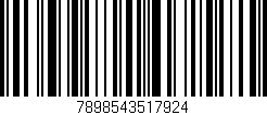 Código de barras (EAN, GTIN, SKU, ISBN): '7898543517924'