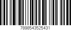 Código de barras (EAN, GTIN, SKU, ISBN): '7898543525431'
