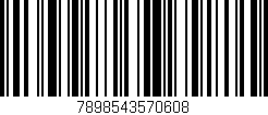 Código de barras (EAN, GTIN, SKU, ISBN): '7898543570608'