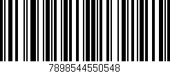 Código de barras (EAN, GTIN, SKU, ISBN): '7898544550548'