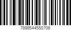 Código de barras (EAN, GTIN, SKU, ISBN): '7898544550708'