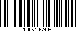 Código de barras (EAN, GTIN, SKU, ISBN): '7898544674350'