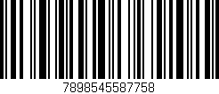 Código de barras (EAN, GTIN, SKU, ISBN): '7898545587758'