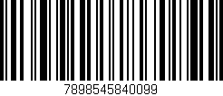 Código de barras (EAN, GTIN, SKU, ISBN): '7898545840099'