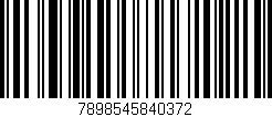Código de barras (EAN, GTIN, SKU, ISBN): '7898545840372'