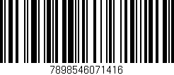 Código de barras (EAN, GTIN, SKU, ISBN): '7898546071416'
