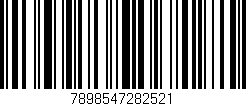 Código de barras (EAN, GTIN, SKU, ISBN): '7898547282521'