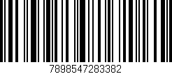 Código de barras (EAN, GTIN, SKU, ISBN): '7898547283382'