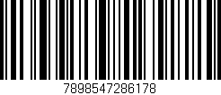 Código de barras (EAN, GTIN, SKU, ISBN): '7898547286178'