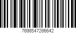 Código de barras (EAN, GTIN, SKU, ISBN): '7898547286642'