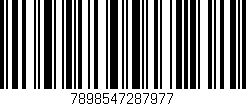 Código de barras (EAN, GTIN, SKU, ISBN): '7898547287977'