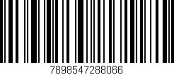 Código de barras (EAN, GTIN, SKU, ISBN): '7898547288066'