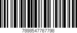 Código de barras (EAN, GTIN, SKU, ISBN): '7898547787798'