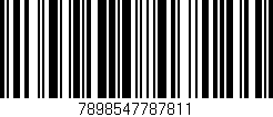 Código de barras (EAN, GTIN, SKU, ISBN): '7898547787811'