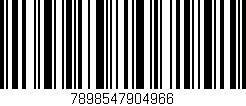 Código de barras (EAN, GTIN, SKU, ISBN): '7898547904966'