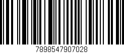 Código de barras (EAN, GTIN, SKU, ISBN): '7898547907028'
