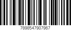 Código de barras (EAN, GTIN, SKU, ISBN): '7898547907967'