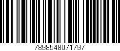 Código de barras (EAN, GTIN, SKU, ISBN): '7898548071797'