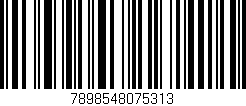 Código de barras (EAN, GTIN, SKU, ISBN): '7898548075313'